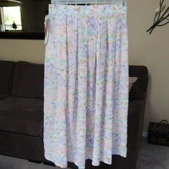 NWT Laura & Jayne Collection sz 12 pastel skirt - Picture 1 of 4